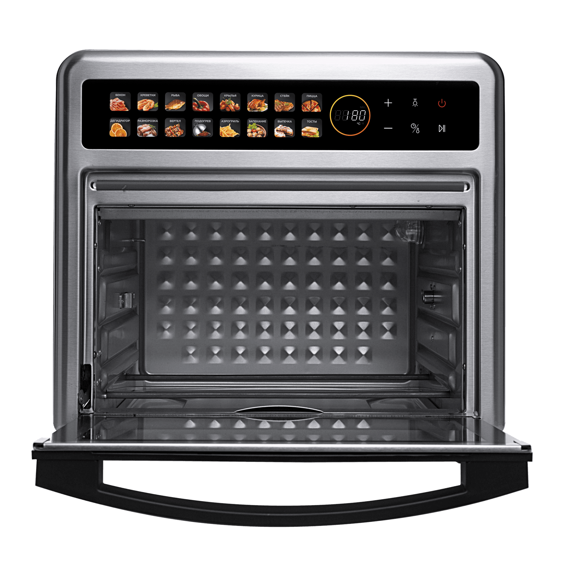 Мини-печь аэрогриль GFGRIL GFAO-800-silver - изображение 4